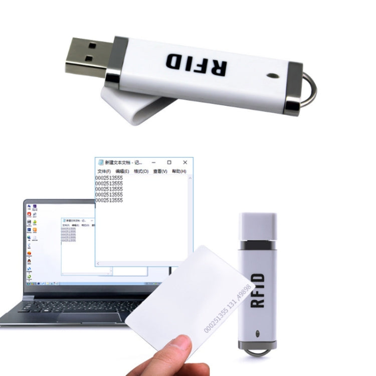 Lettore RFID USB 125 kHz mini per controllo accessi