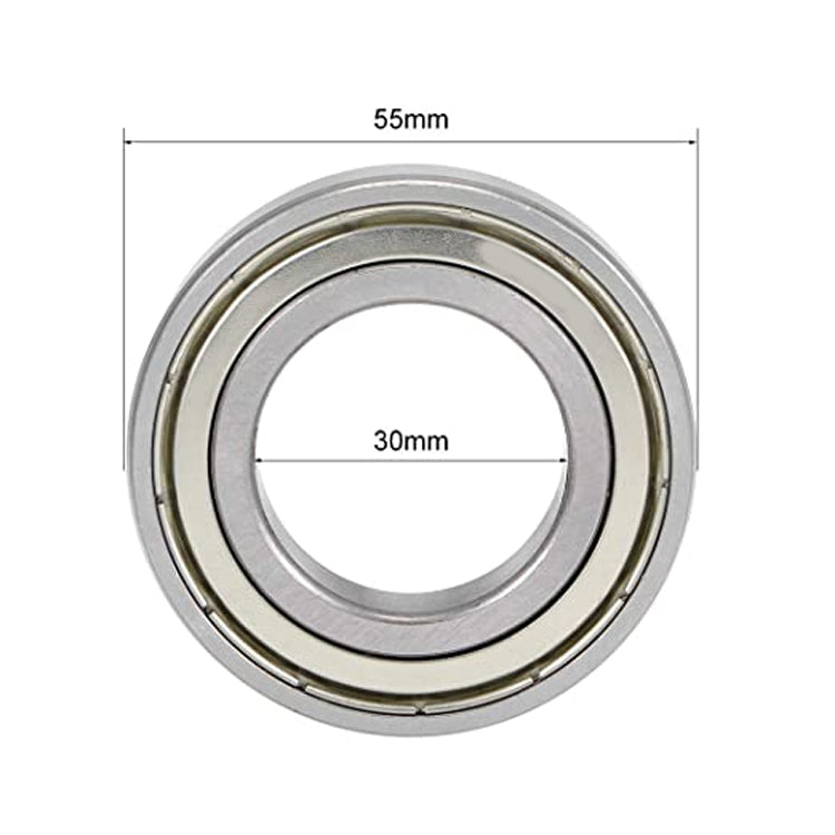 Set 10 cuscinetti a sfere 6006ZZ 30x55x13mm per decespugliatore