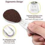 Cucchiaio dosatore da caffè in acciaio inox 304 con scala