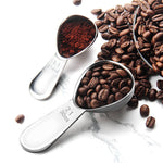 Cucchiaio dosatore da caffè in acciaio inox 304 con scala
