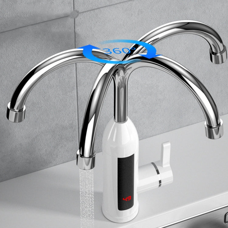 Rubinetto elettrico con display digitale per cucina 22cm