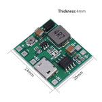 Modulo convertitore boost 3,7 V per batteria 18650 con ricarica - immagine 3