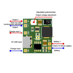 Modulo convertitore boost 3,7 V per batteria 18650 con ricarica - immagine 4