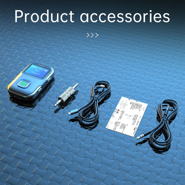 Ricevitore audio Bluetooth 5.3 con schermo e lettore MP3