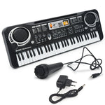 Organo elettronico giocattolo a 61 tasti con microfono