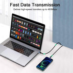 Cavo ricarica rapida USB-A a 8 pin per iPhone e iPad 1m/2m
