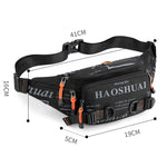 Marsupio uomo in nylon impermeabile multi-tasca 42x20x5 cm