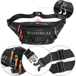 Marsupio uomo in nylon impermeabile multi-tasca 42x20x5 cm