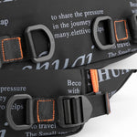 Marsupio uomo in nylon impermeabile multi-tasca 42x20x5 cm