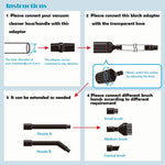 Kit accessori universali per aspirapolvere 8 in 1 con adattatore - immagine 5