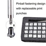 Strumenti per intagliare pelle 32 punzoni stile indiano