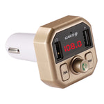 Caricabatterie auto Bluetooth Dual USB con vivavoce