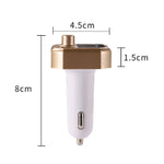 Caricabatterie auto Bluetooth Dual USB con vivavoce