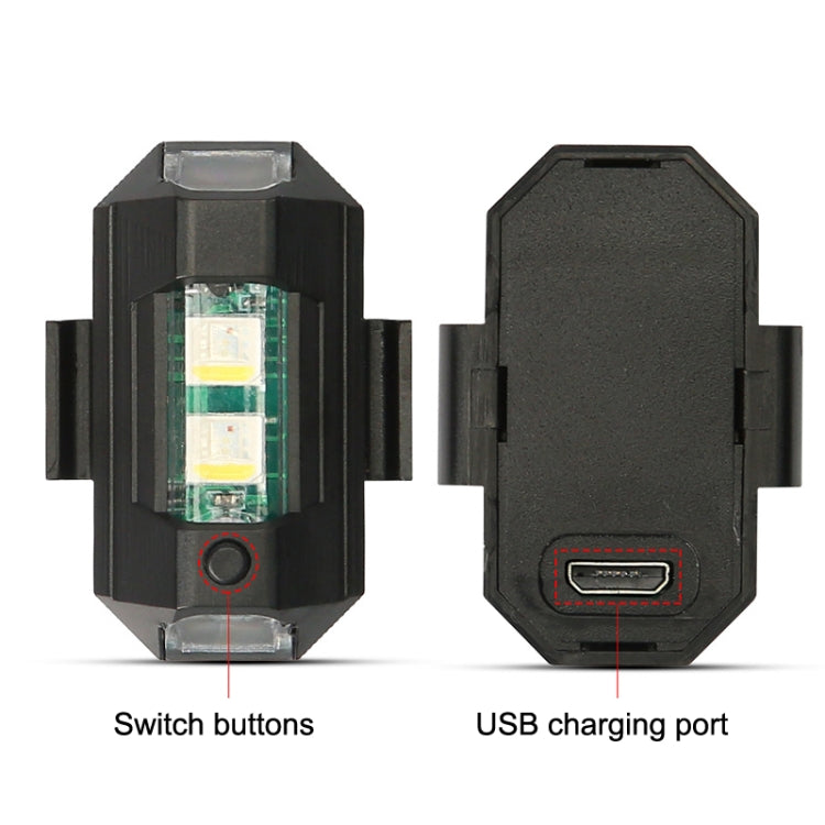 Set 3 Luci LED lampeggianti per moto e bicicletta