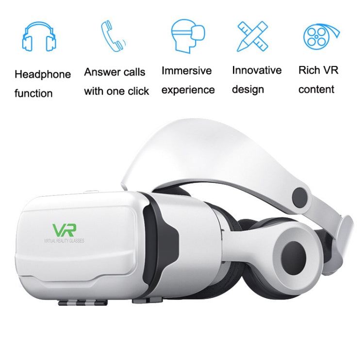 Occhiali VR 3D con auricolare per smartphone 4,7-6 pollici