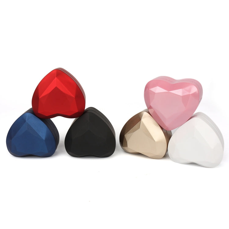 Scatola portaoggetti a forma di cuore con LED per gioielli