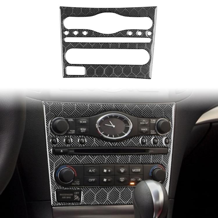 Adesivo console CD AC per Infiniti Q60 G35 G37 G25