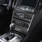 Adesivo console CD AC per Infiniti Q60 G35 G37 G25