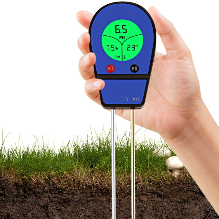 Tester pH suolo LY201 con umidità e temperatura