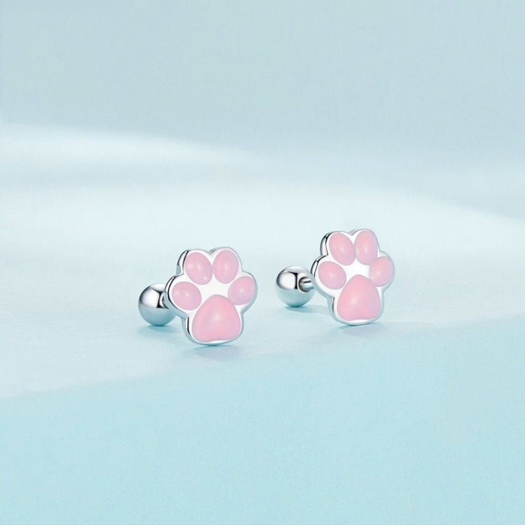 Orecchini a bottone in argento sterling S925 placcati platino
