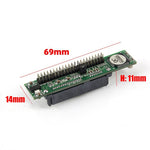 Adattatore disco rigido SATA 2,5" a IDE44 90°/180°