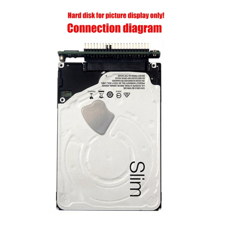 Adattatore disco rigido SATA 2,5" a IDE44 90°/180°