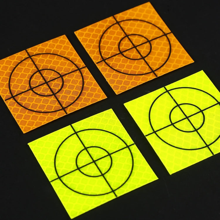 FP001 100 pz Diamante Tunnel Mappatura Adesivo Riflettente Monitoraggio Punto di Misurazione Adesivo, Dimensioni:, 60x60mm, 60x60mm With Triangle