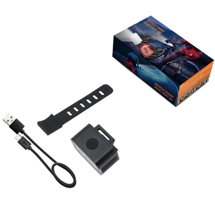 Set lampade LED per bicicletta con ricarica USB
