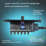 Regolatore velocità ventola computer PWM 6 vie