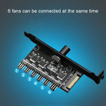 Regolatore velocità ventola computer PWM 6 vie