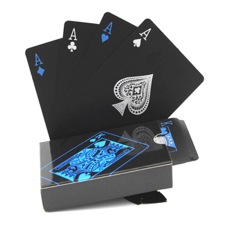 Carte da gioco impermeabili in plastica 54 fogli Blue Red