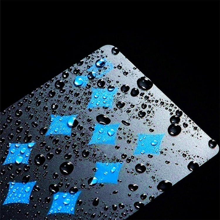 Carte da gioco impermeabili in plastica 54 fogli Blue Red