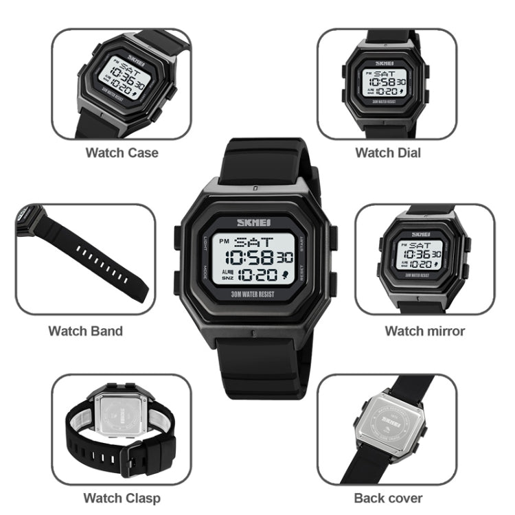 SKMEI 1875 Orologio digitale multifunzione uomo