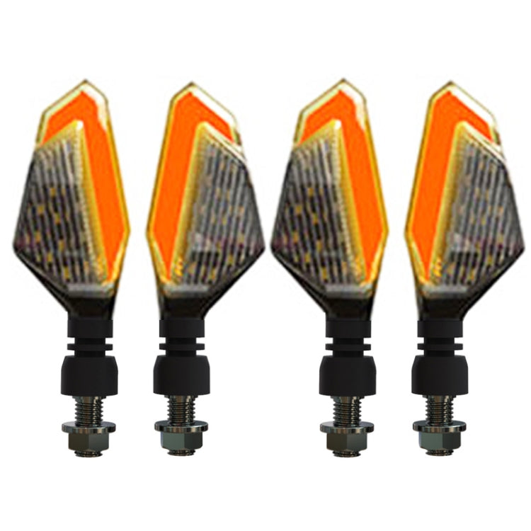 Luci LED moto 4 pezzi segnale angolo bicolore 12V