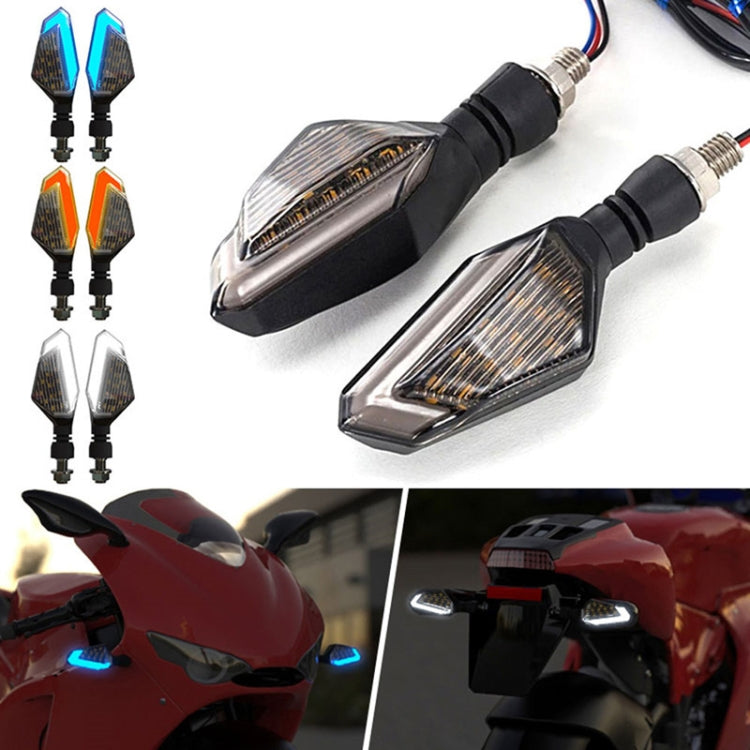 Luci LED moto 4 pezzi segnale angolo bicolore 12V