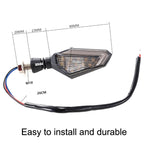 Luci LED moto 4 pezzi segnale angolo bicolore 12V
