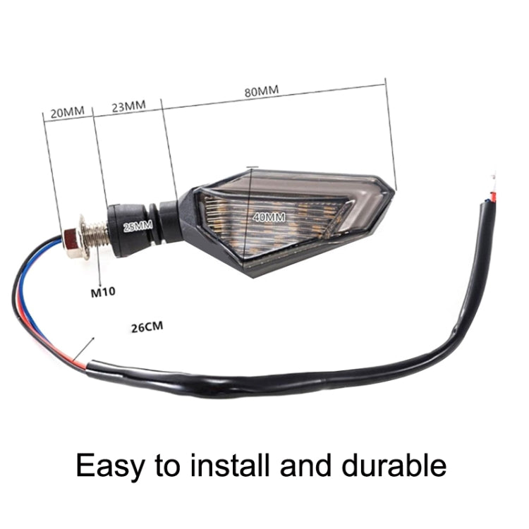 Luci LED moto 4 pezzi segnale angolo bicolore 12V
