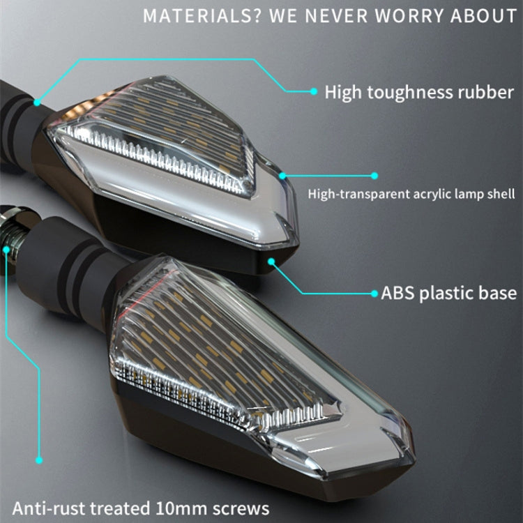 Luci LED moto 4 pezzi segnale angolo bicolore 12V