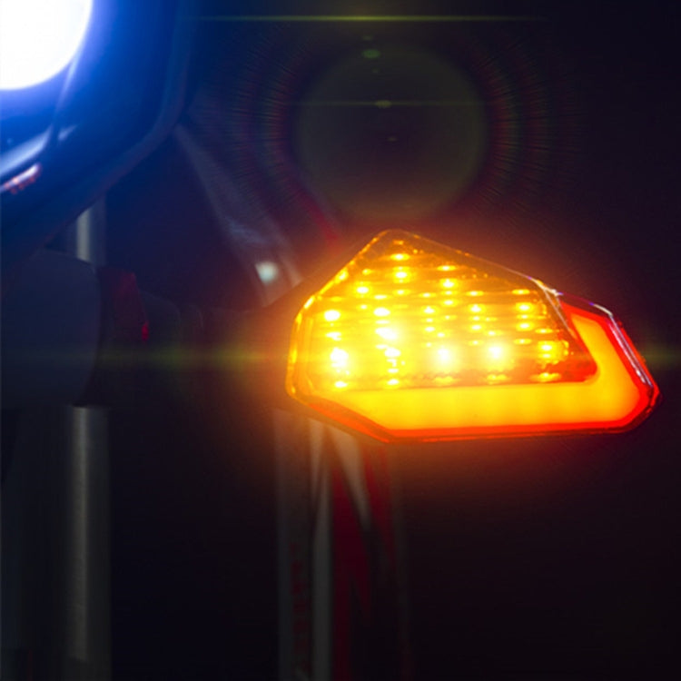 Luci LED moto 4 pezzi segnale angolo bicolore 12V