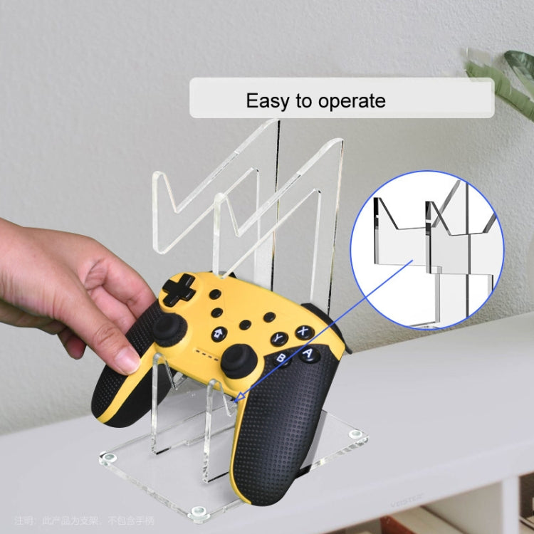 Staffa doppio strato in acrilico per controller PS4 PS5 PS3