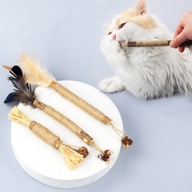 Giocattolo bastone dentizione gatto con catnip 5 pezzi