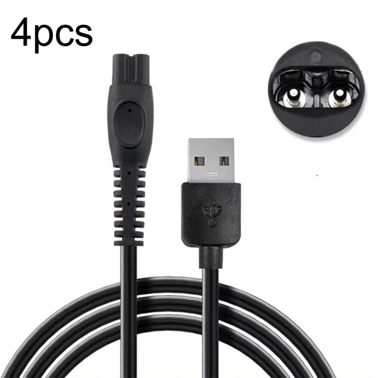 Cavo ricarica USB 5V per Philips PQ888 PQ889 4 pezzi