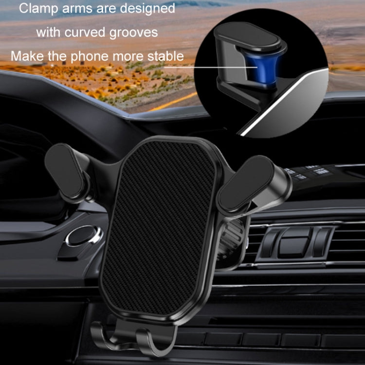 Presa d'aria auto con gancio telescopico per smartphone