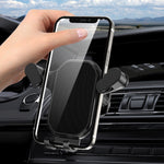 Presa d'aria auto con gancio telescopico per smartphone