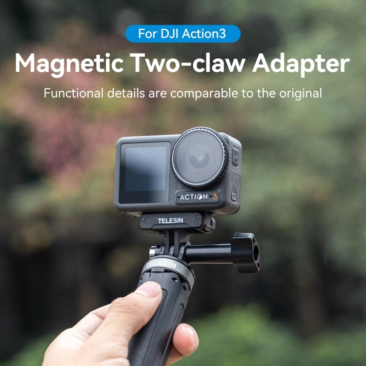 Adattatore magnetico a due artigli per DJI Osmo Action 3