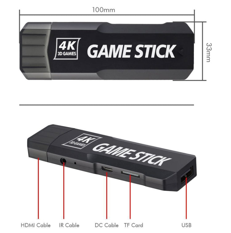 Console di gioco wireless 4K HD con 15.000+ giochi integrati
