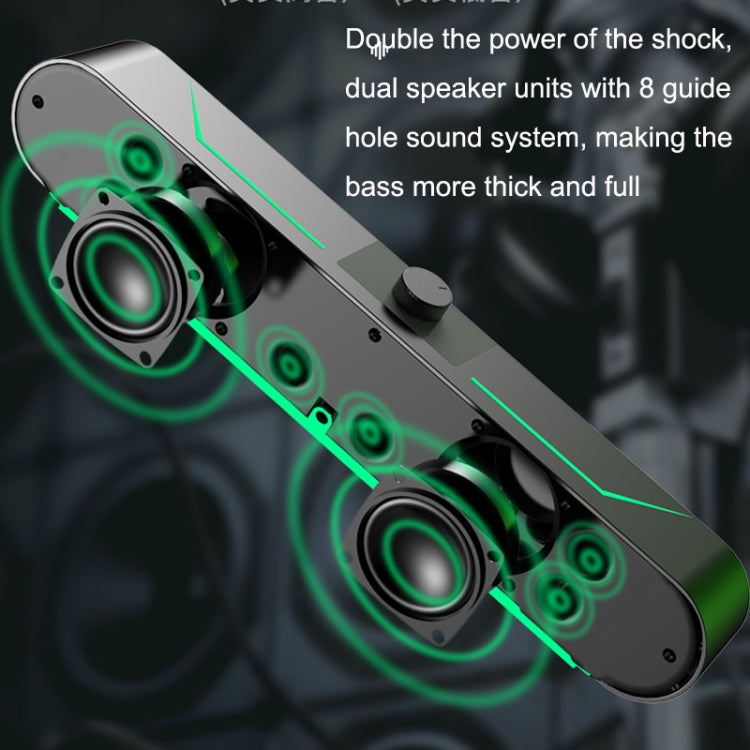Altoparlanti stereo per computer con LED e cavo 3,5 mm