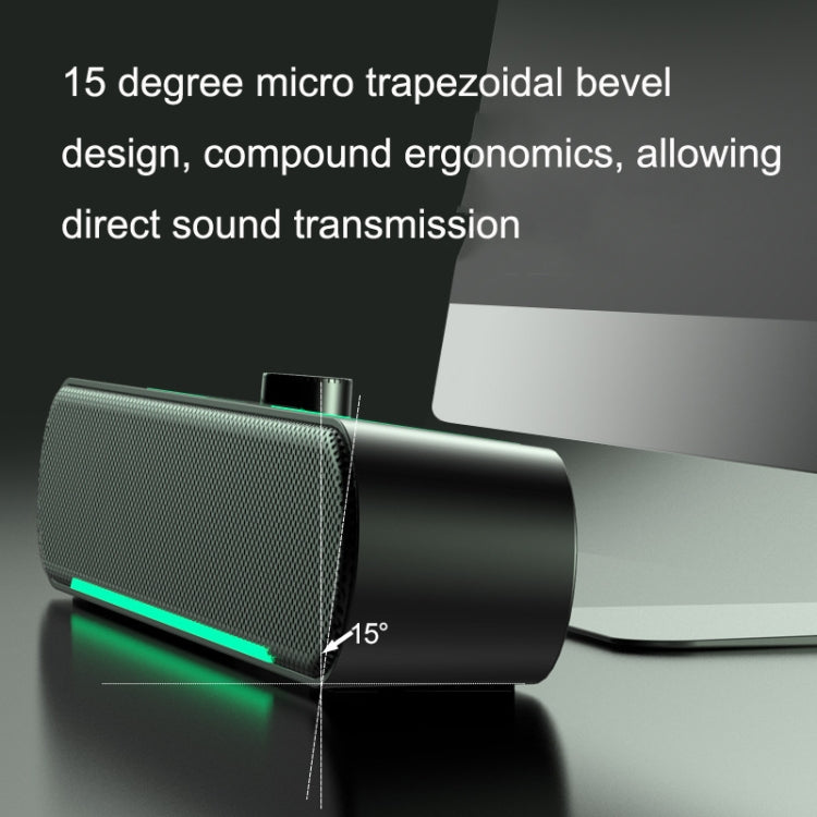 Altoparlanti stereo per computer con LED e cavo 3,5 mm