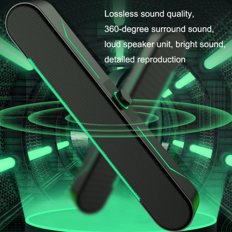 Altoparlanti stereo per computer con LED e cavo 3,5 mm