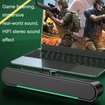 Altoparlanti stereo per computer con LED e cavo 3,5 mm